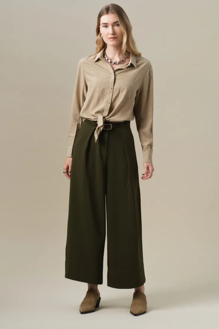 Orfeo Paris Chemise Ian Vichy Beige> Chemises & Blouses